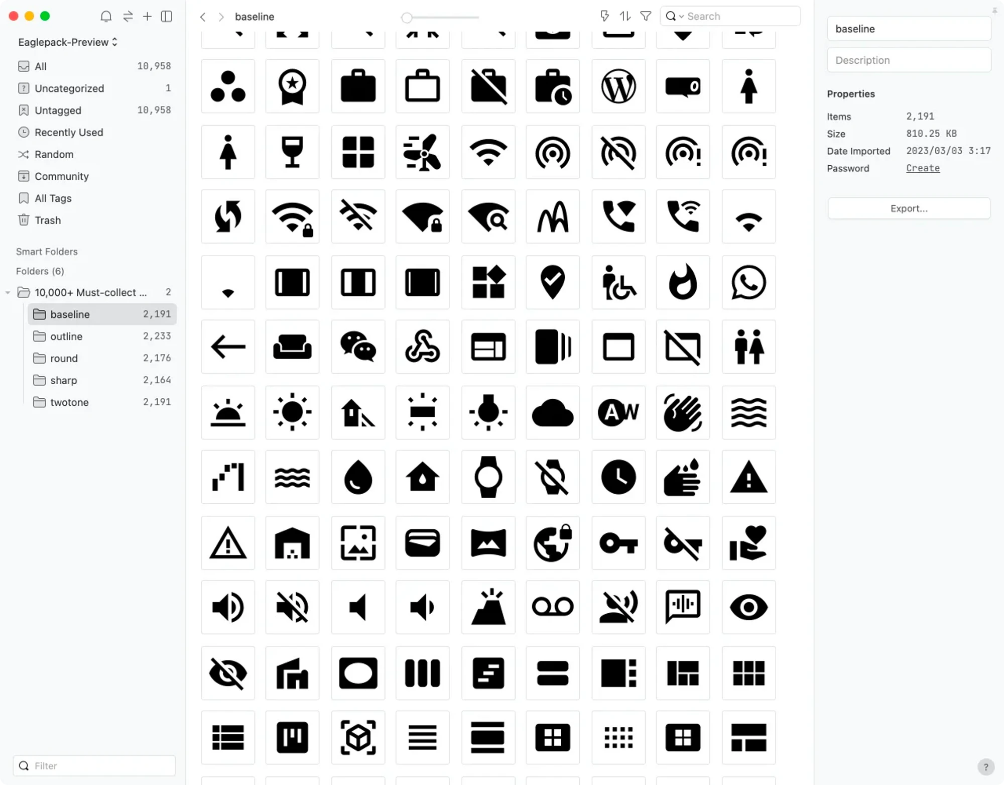 Image from Material Design Icons on Eagle Community